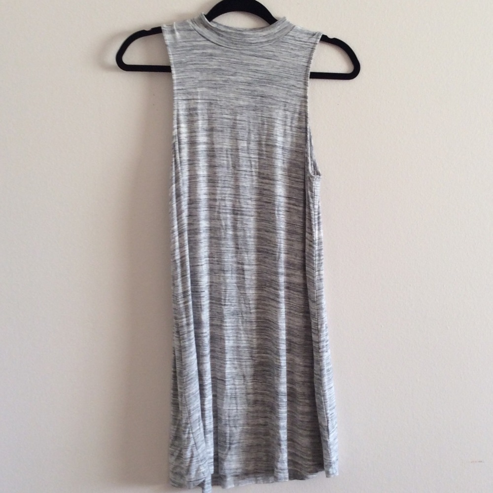 American Eagle Outfitters | Grey White Tank Dress